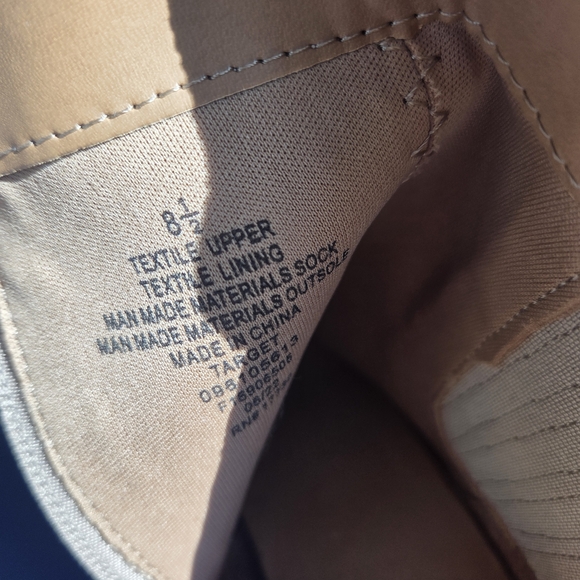 Universal Thread Target Taupe Suede Block Heel Ankle Boots - Picture 8 of 8